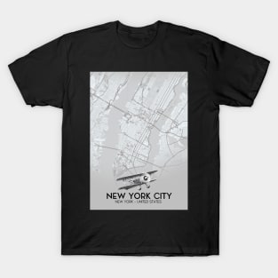 New York City Vintage map T-Shirt